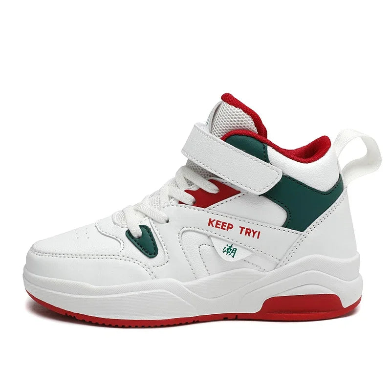 Kids High-Top Skate Sneakers