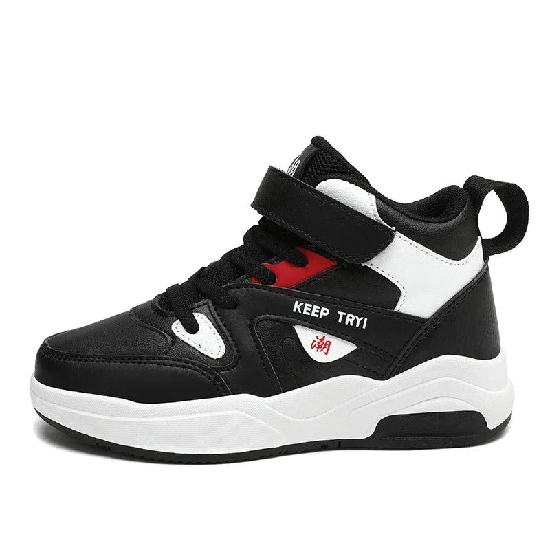 Kids High-Top Skate Sneakers