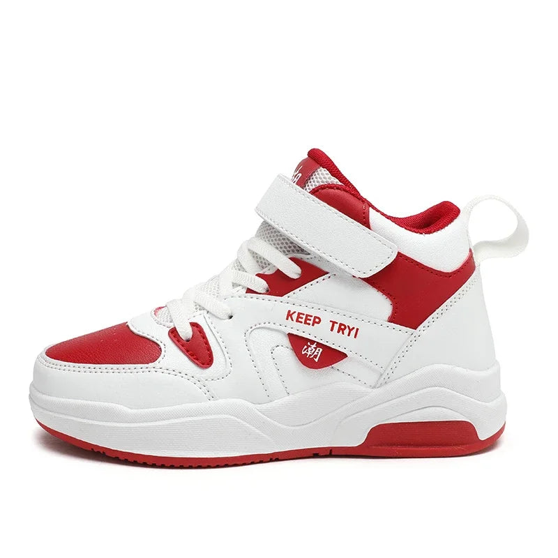 Kids High-Top Skate Sneakers