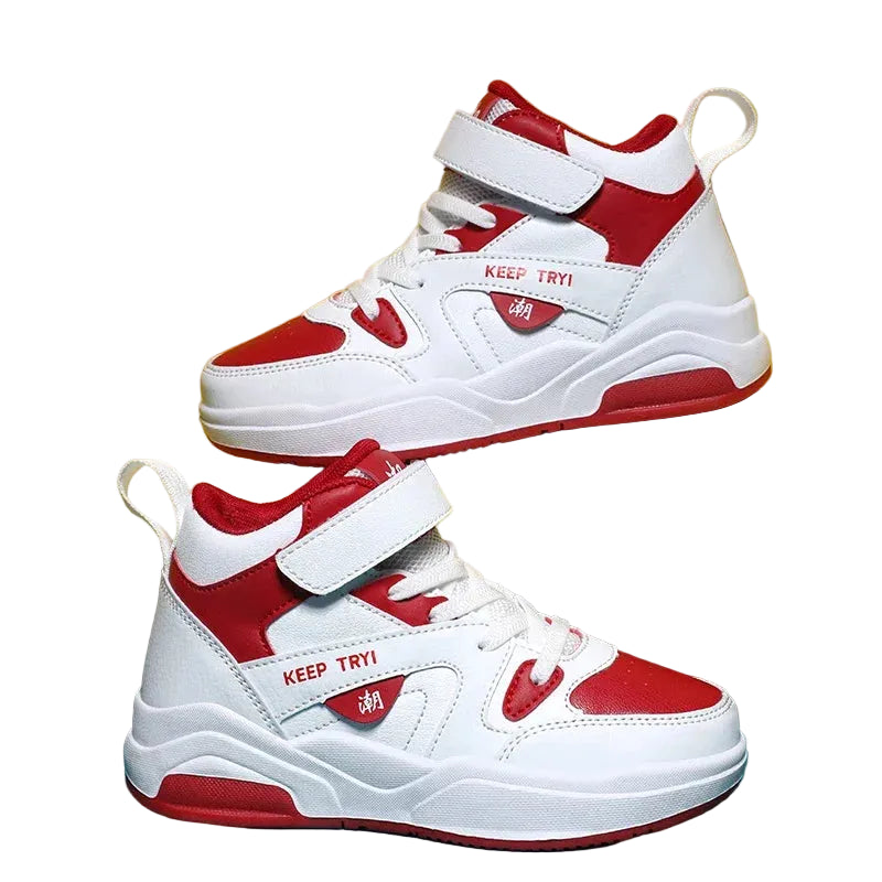 Kids High-Top Skate Sneakers