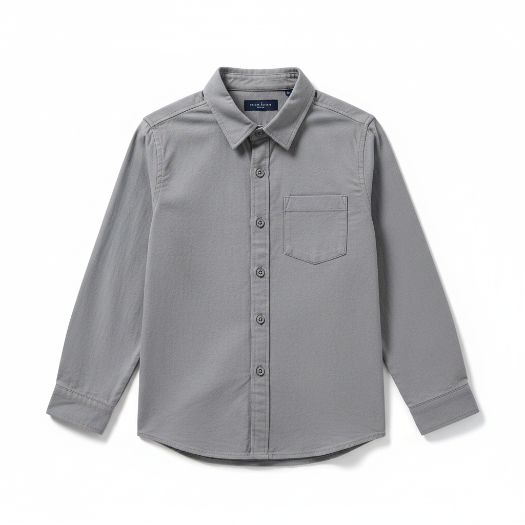 Boys shirt on white background